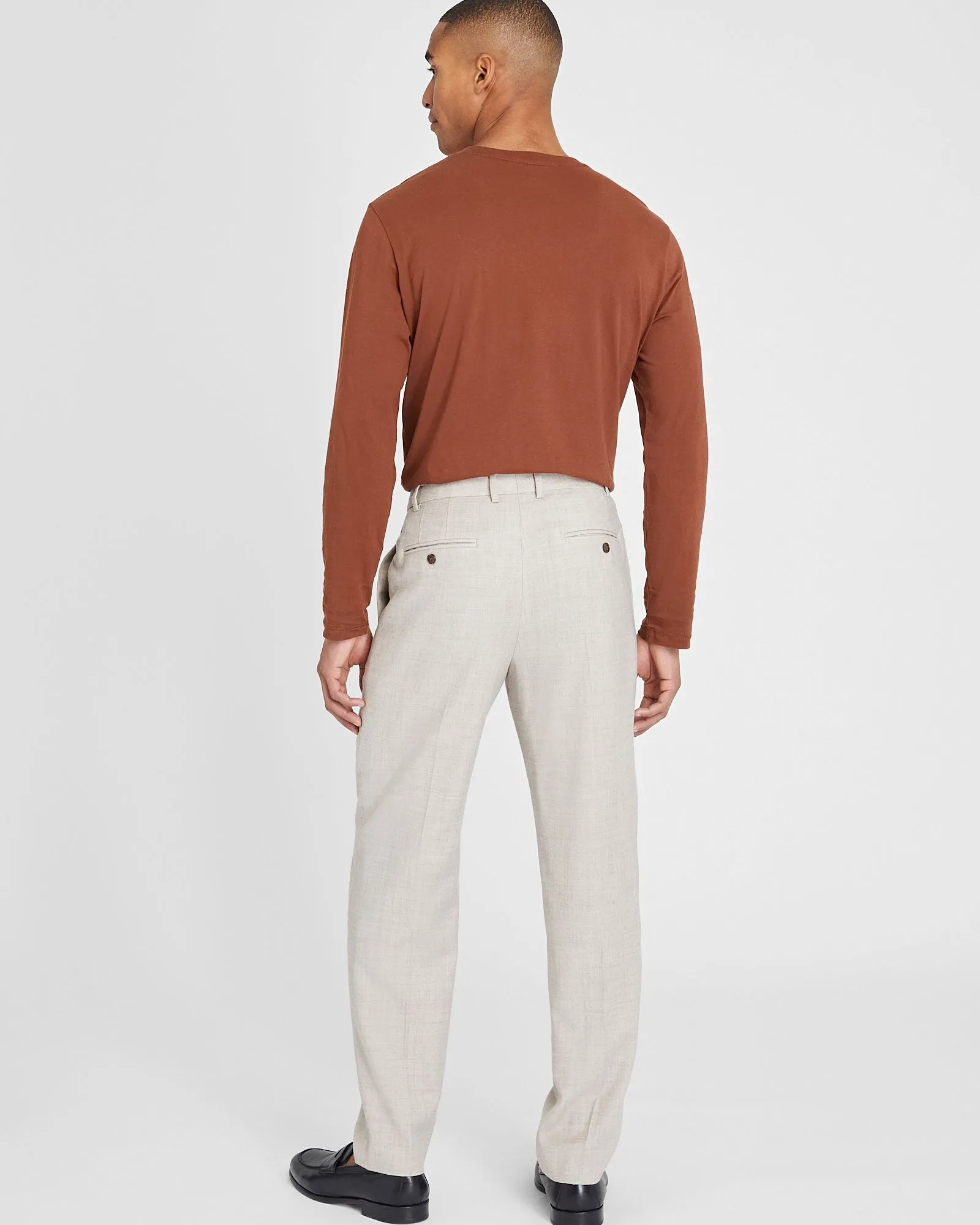 Pleated Wool Trouser sold by Club Monaco product image thumbnail 3