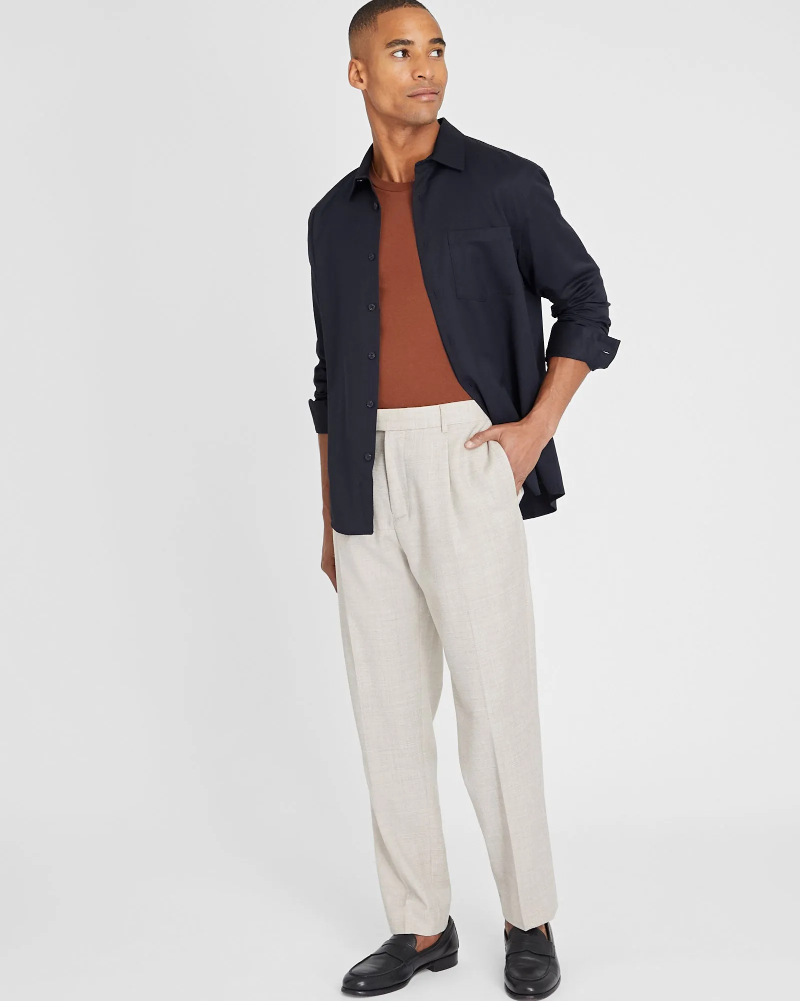 Pleated Wool Trouser sold by Club Monaco