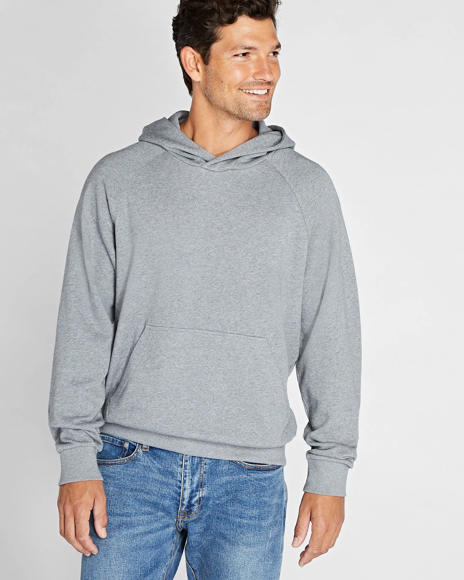 Essential Cotton Blend Hoodie sold by Club Monaco product image thumbnail 4