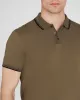 Tipped Collar Cotton Polo sold by Club Monaco