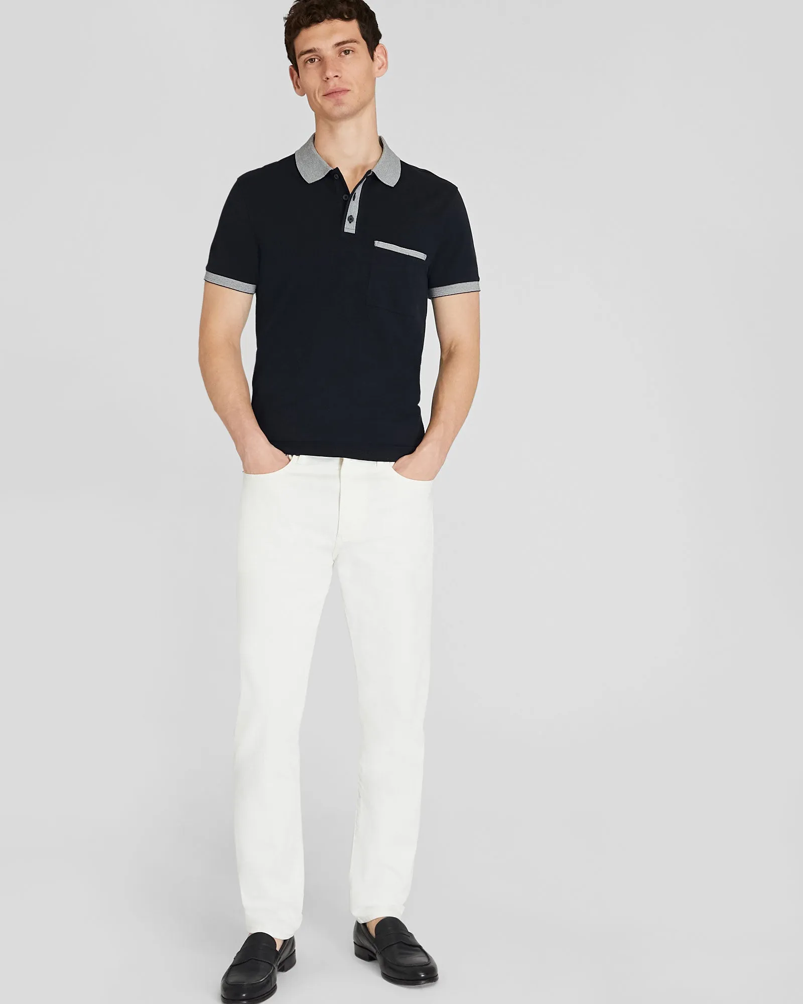 Feeder Collar Polo sold by Club Monaco product image thumbnail 2