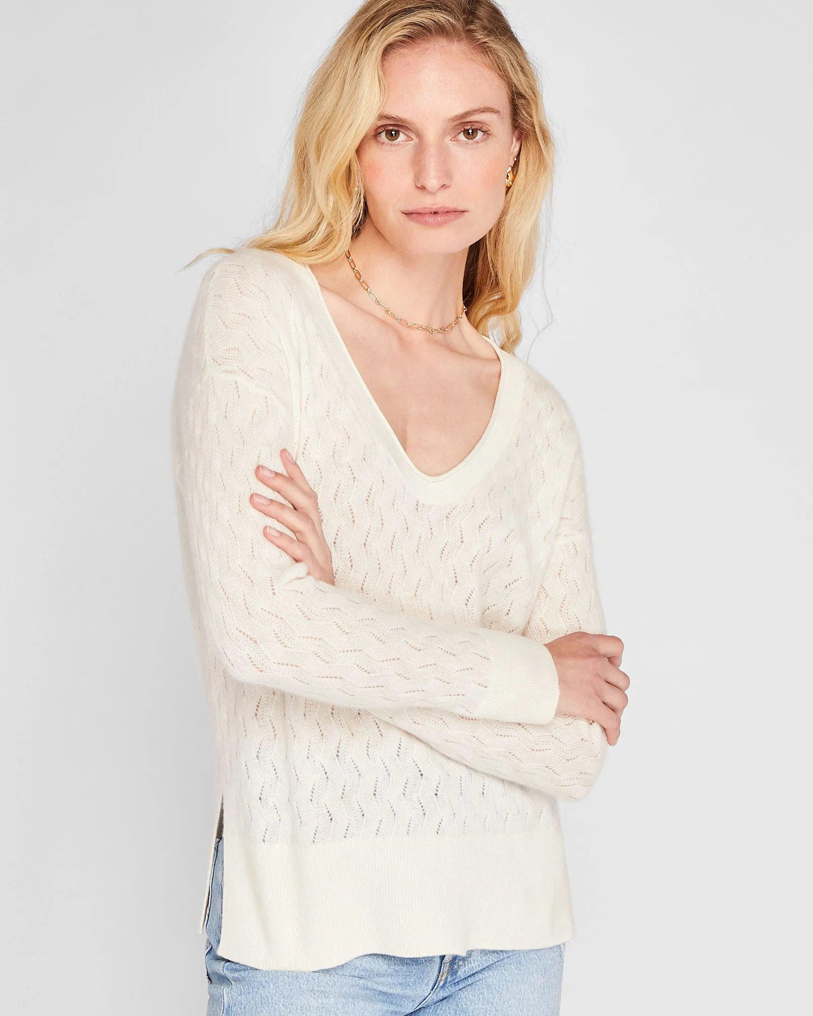 Cashmere Texture Pullover sold by Club Monaco