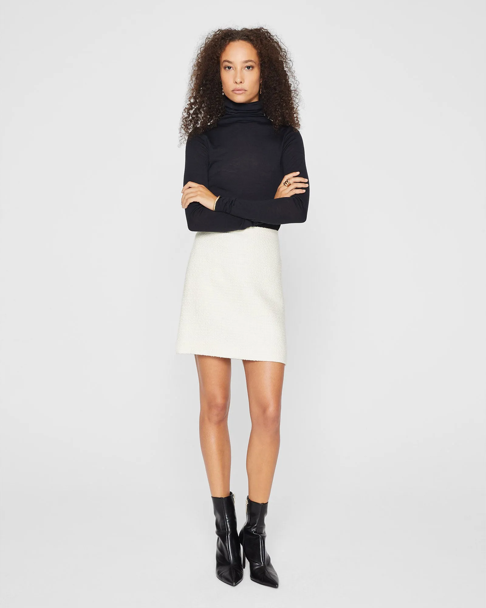 Centie Tweed Mini Skirt sold by Club Monaco