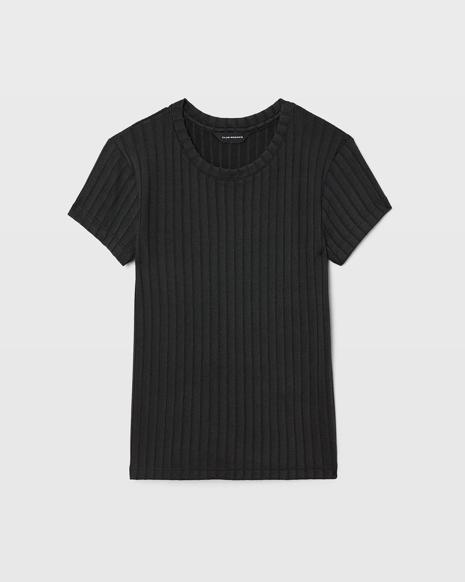 Polished Wide-Rib Bowee Tee sold by Club Monaco product image thumbnail 5