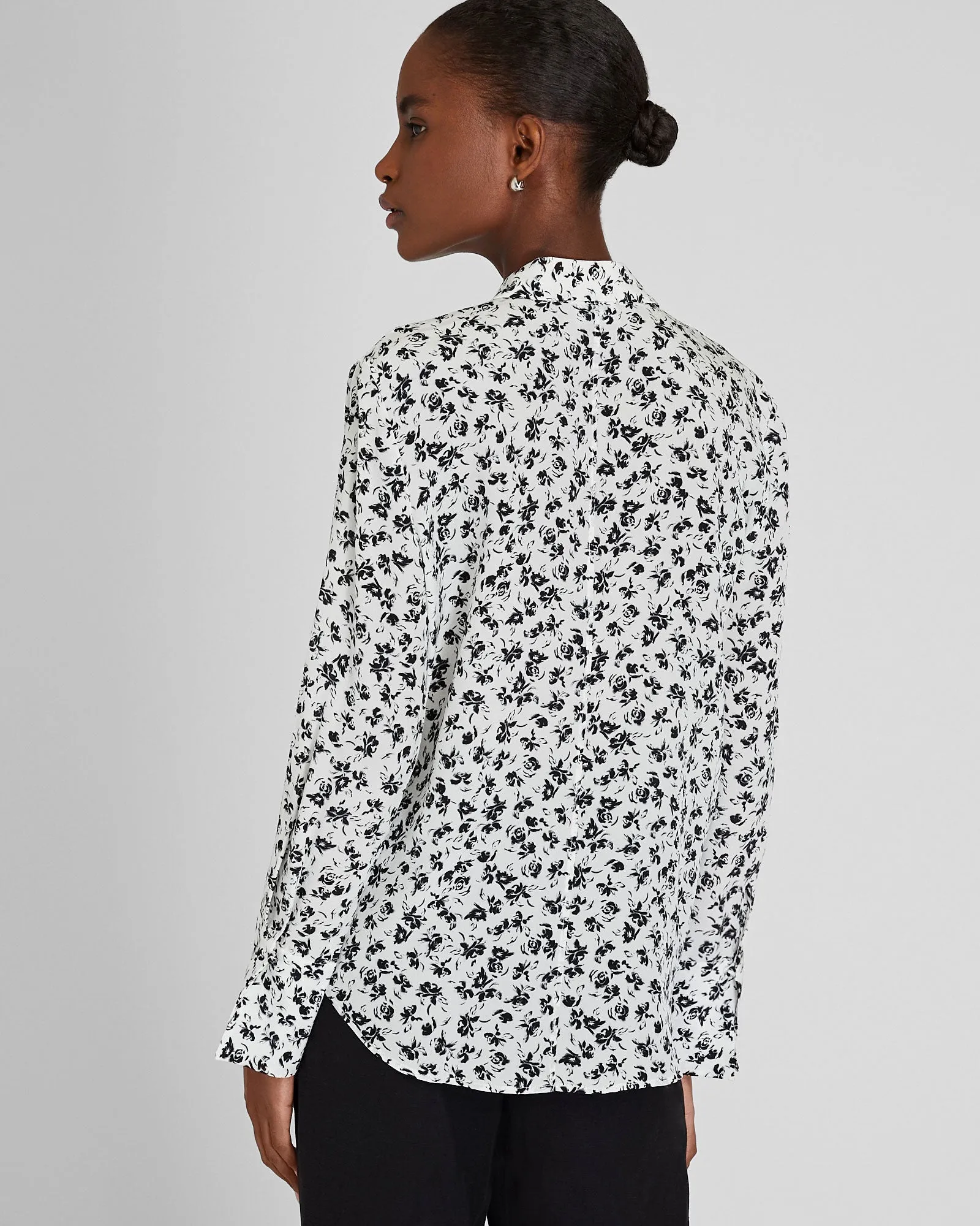 Printed Helek Silk Shirt sold by Club Monaco product image thumbnail 3