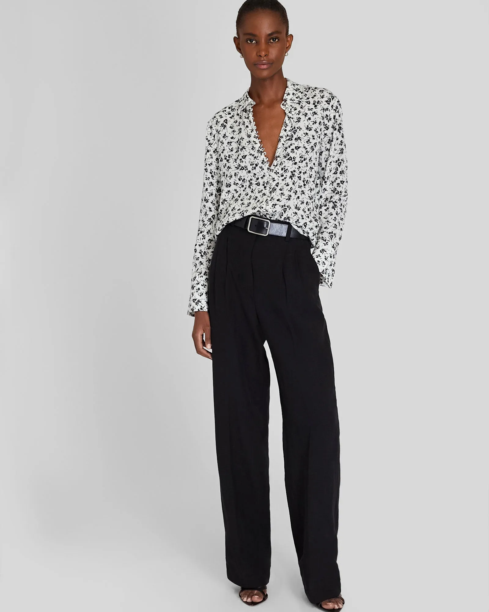 Printed Helek Silk Shirt sold by Club Monaco product image thumbnail 2