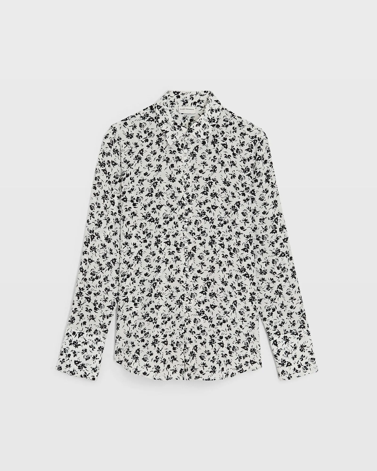 Printed Helek Silk Shirt sold by Club Monaco product image thumbnail 5