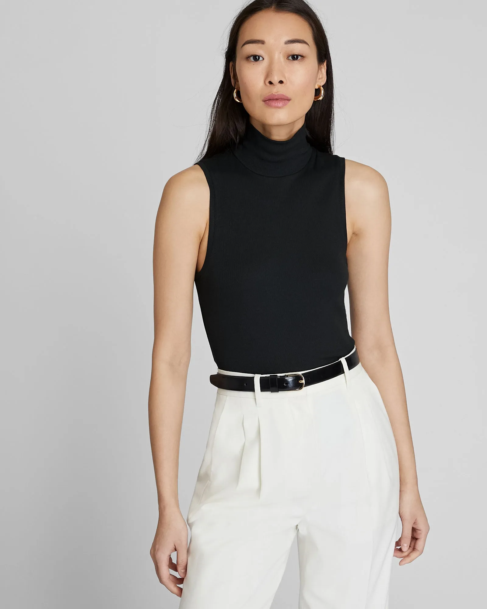 Sleeveless Bowee Turtleneck sold by Club Monaco