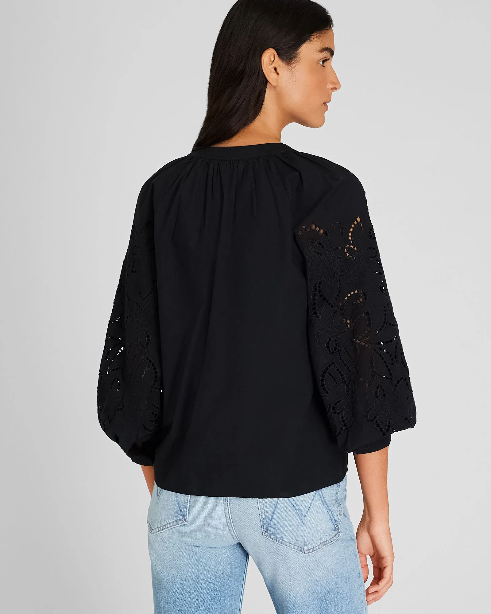 Eyelet Sleeve Top sold by Club Monaco product image thumbnail 3