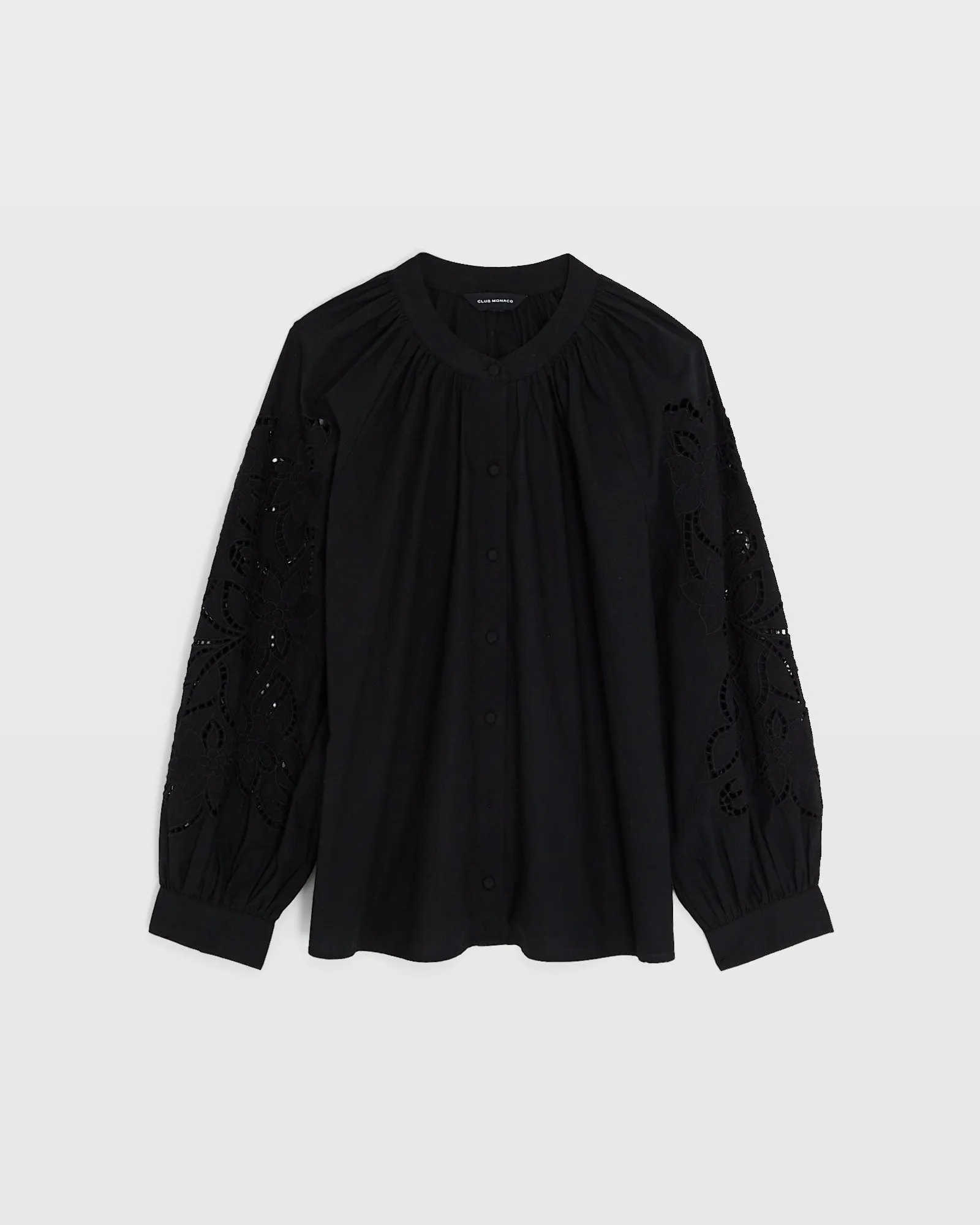 Eyelet Sleeve Top sold by Club Monaco product image thumbnail 5