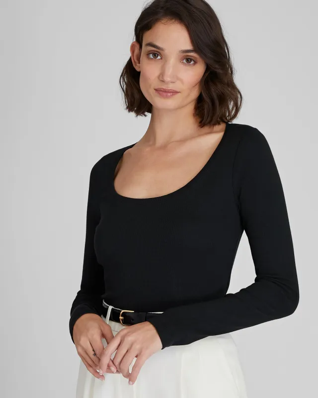 Carolena Scoop Neck Top sold by Club Monaco
