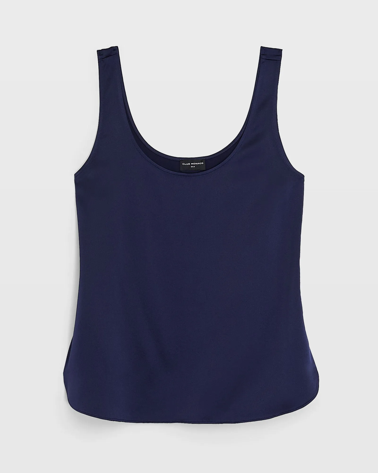 Silk Charmeuse Scoop Neck Tank sold by Club Monaco product image thumbnail 5