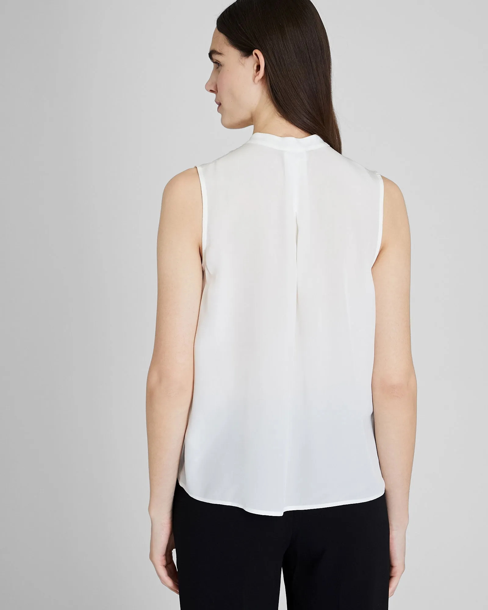 Sleeveless Silk Popover Shirt sold by Club Monaco product image thumbnail 3