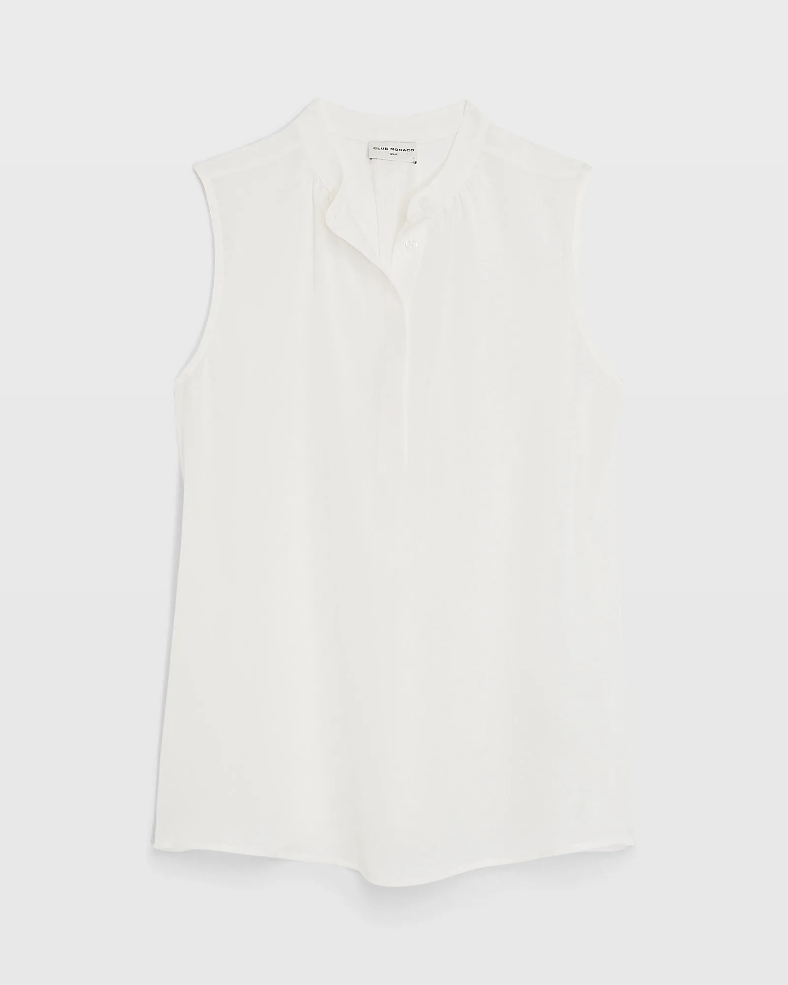 Sleeveless Silk Popover Shirt sold by Club Monaco product image thumbnail 5