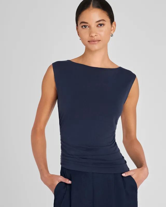 Ruched Knit Top sold by Club Monaco