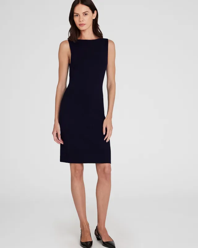 Merino Boat Neck Mini Dress sold by Club Monaco