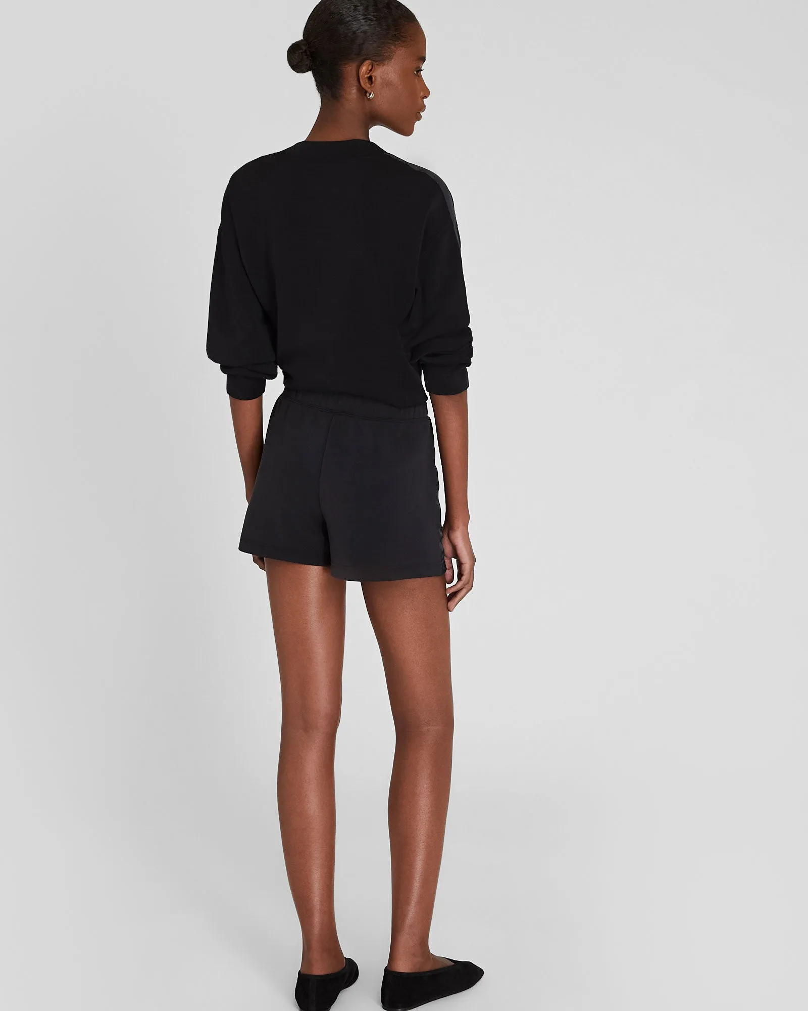 Satin Stripe Knit Short sold by Club Monaco product image thumbnail 2