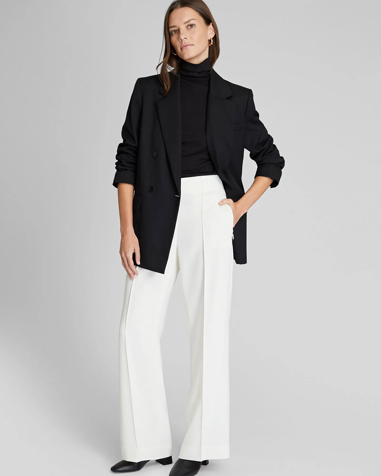 Fluid Crepe Trouser sold by Club Monaco