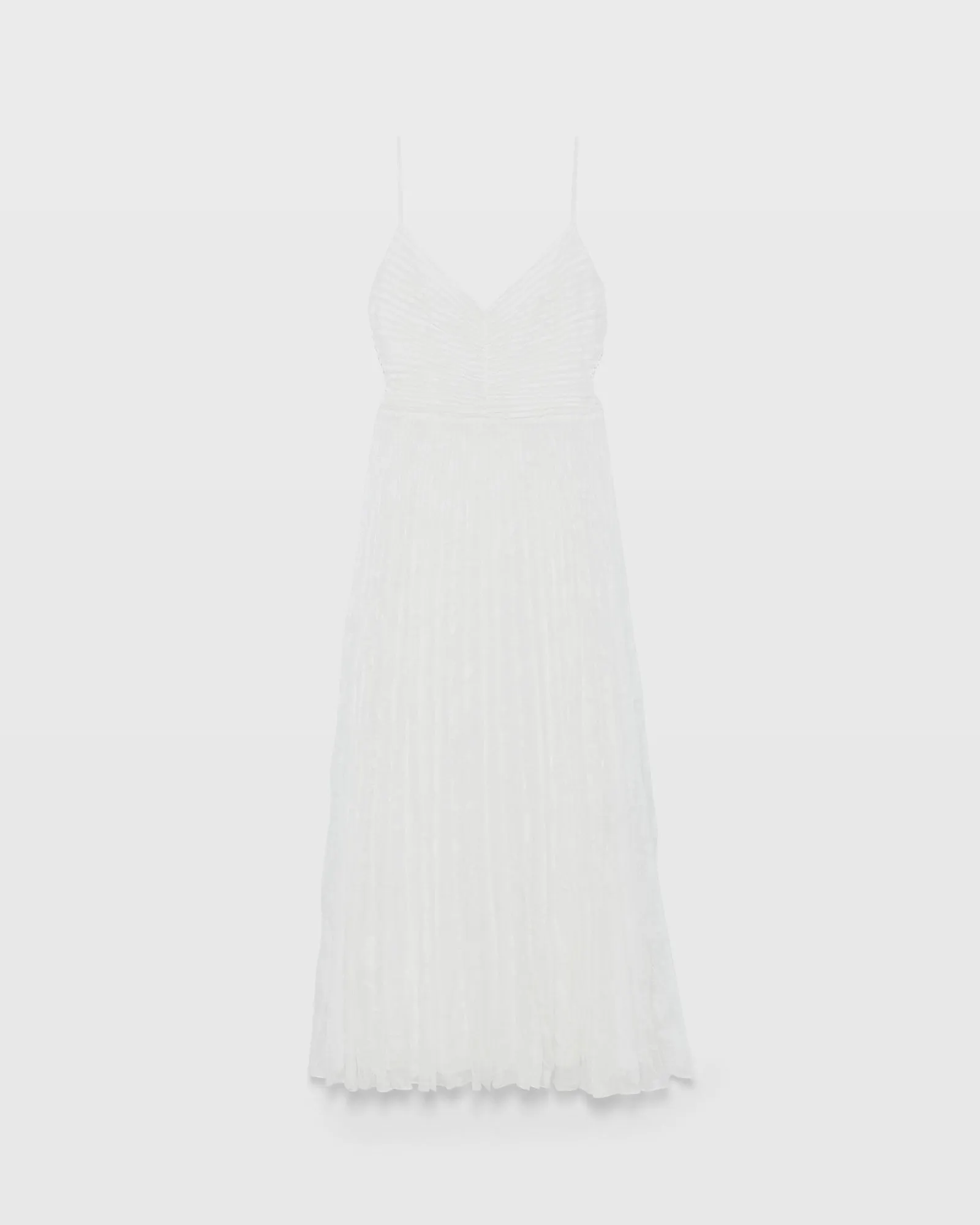 Jacquard Strappy Pleated Midi Dress sold by Club Monaco product image thumbnail 5