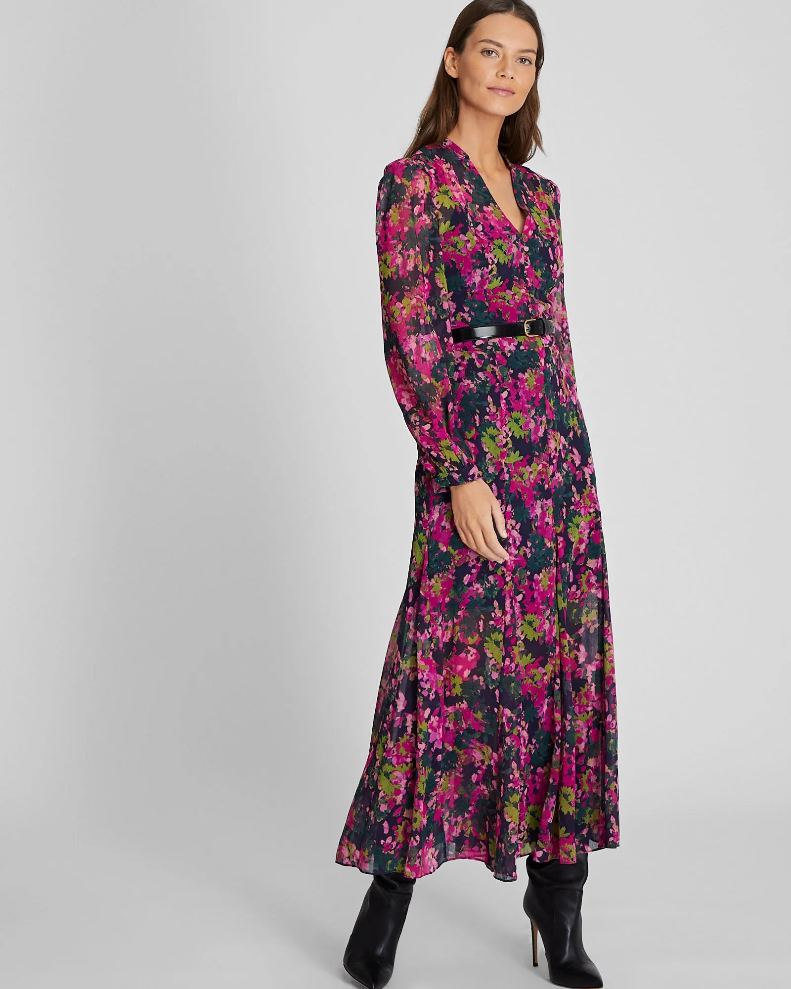 Floral Print Maxi Dress sold by Club Monaco