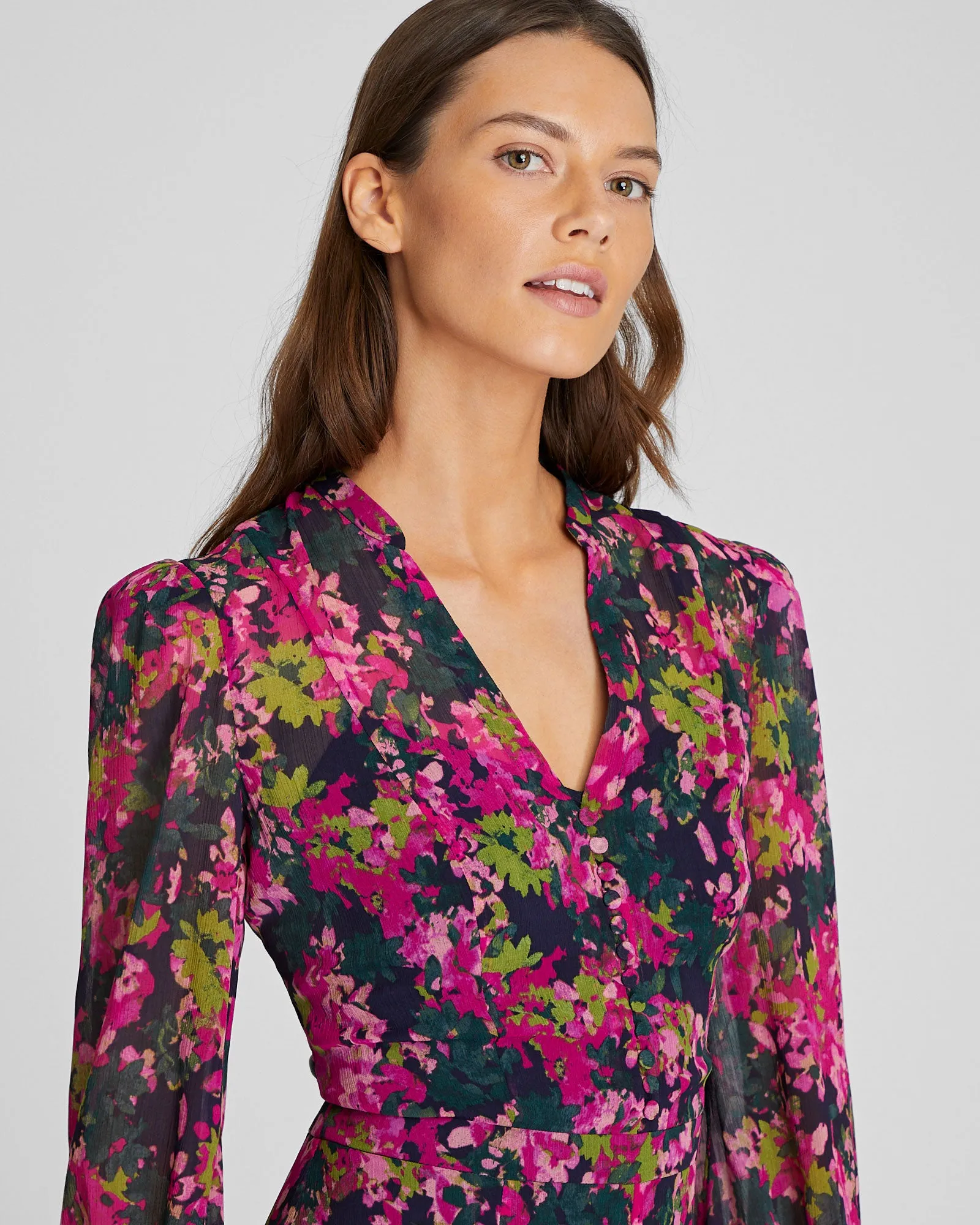 Floral Print Maxi Dress sold by Club Monaco product image thumbnail 3