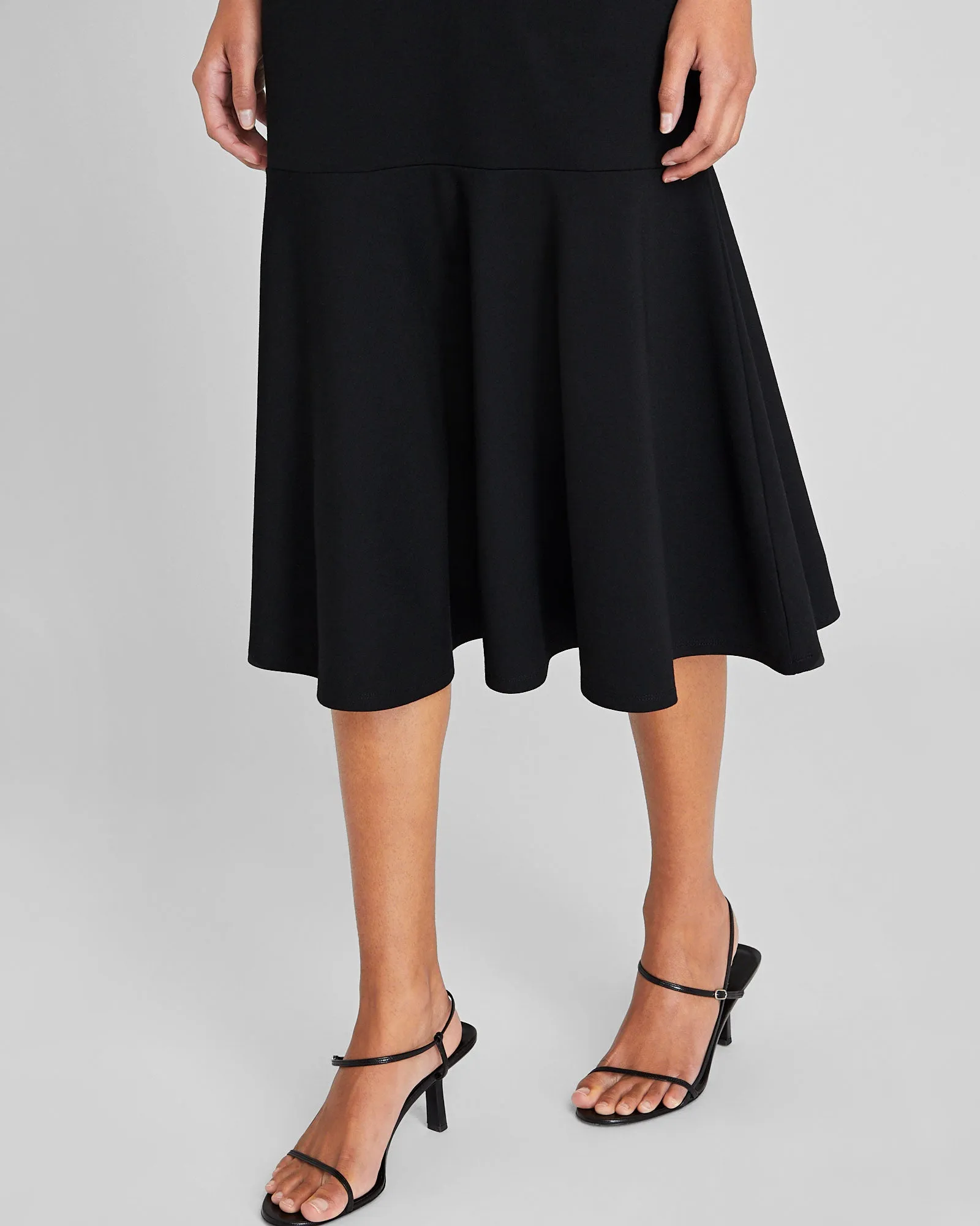 Fluted Strapless Knit Midi Dress sold by Club Monaco product image thumbnail 3