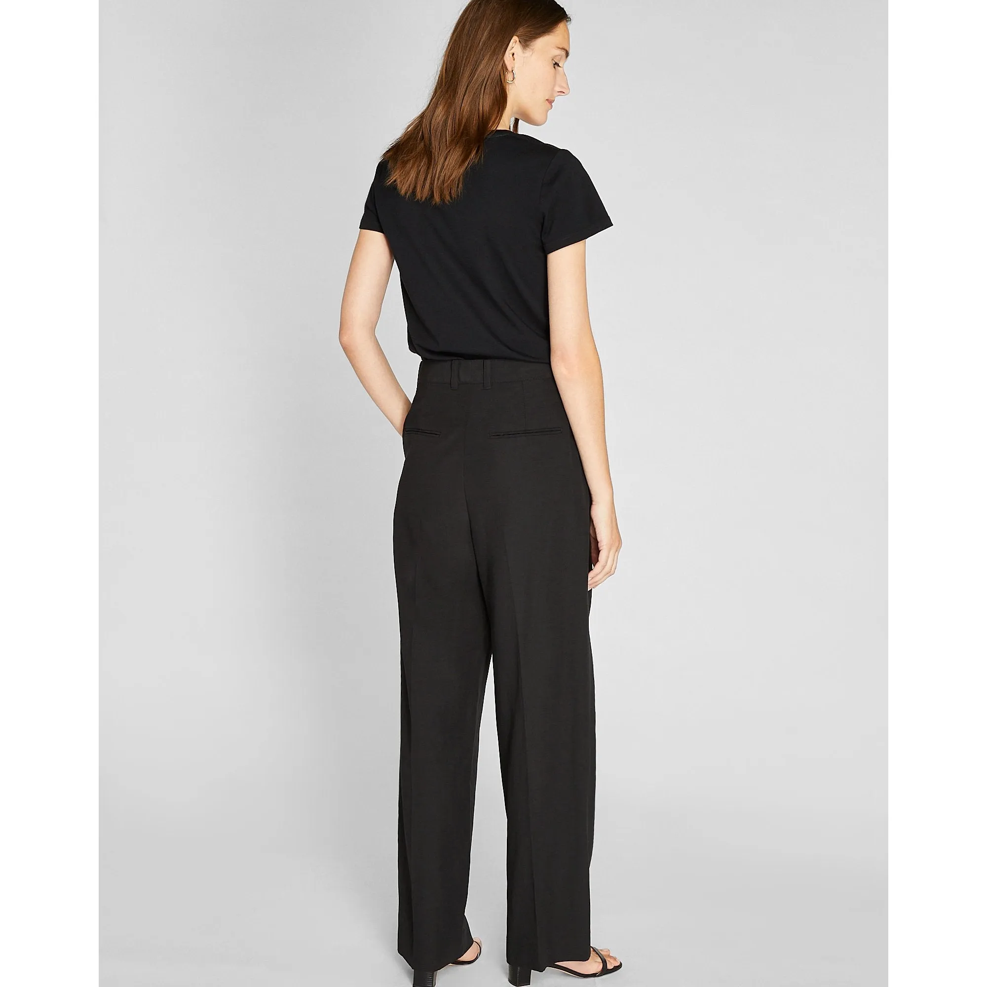 High Rise Pleated Trouser sold by Club Monaco product image thumbnail 2