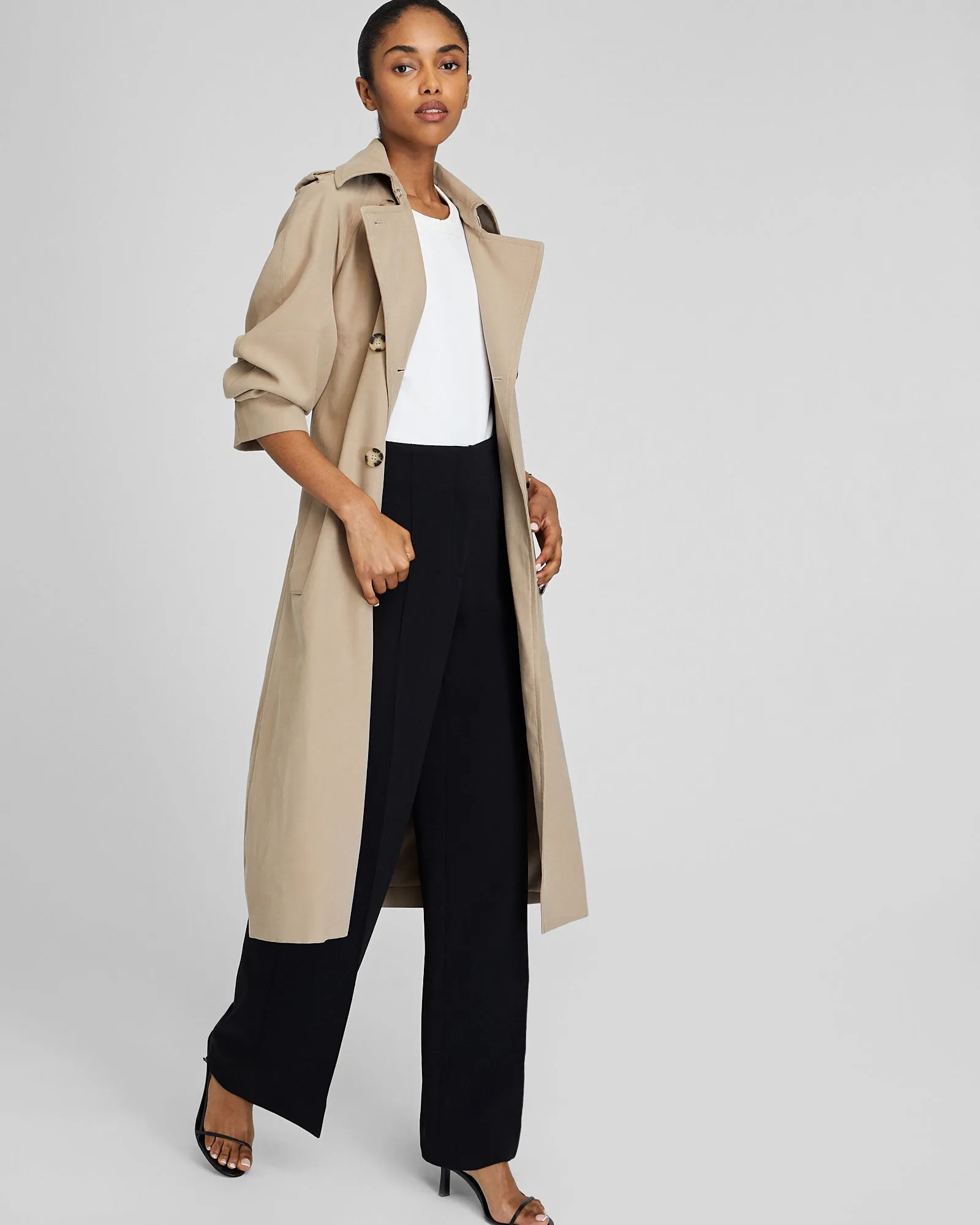 Draped Trench sold by Club Monaco product image thumbnail 4