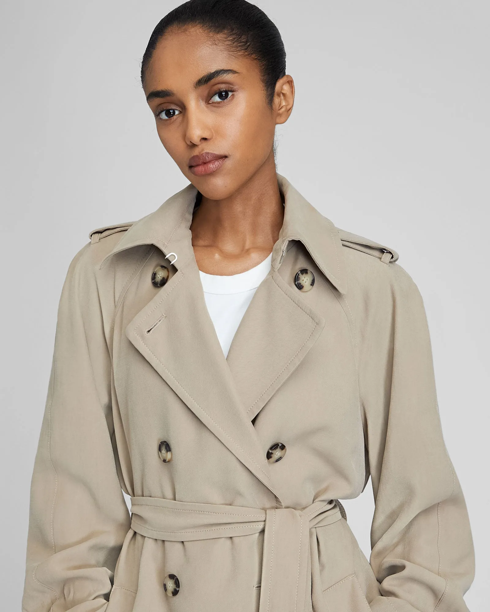 Draped Trench sold by Club Monaco product image thumbnail 3