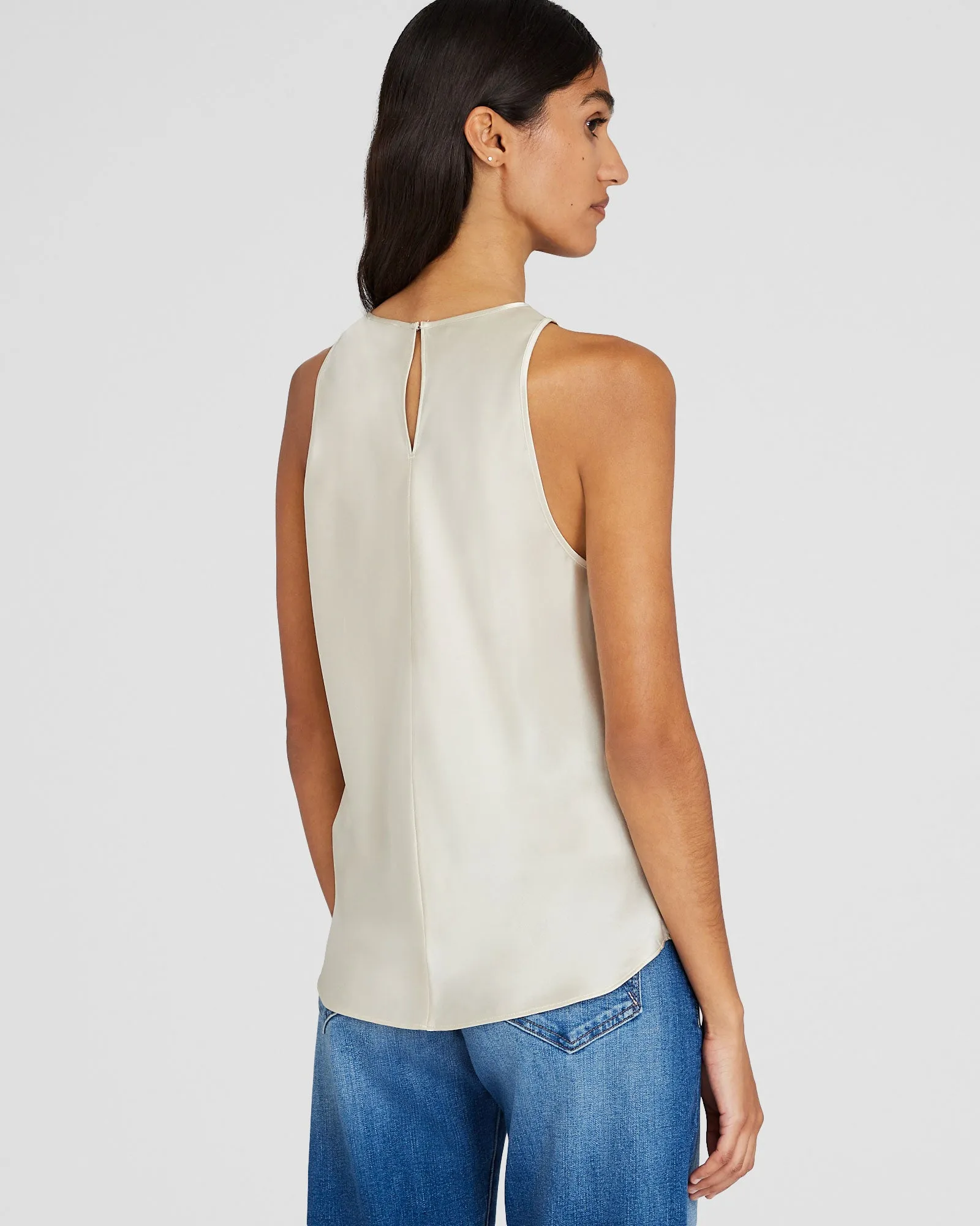 Silk Racer Tank sold by Club Monaco product image thumbnail 3