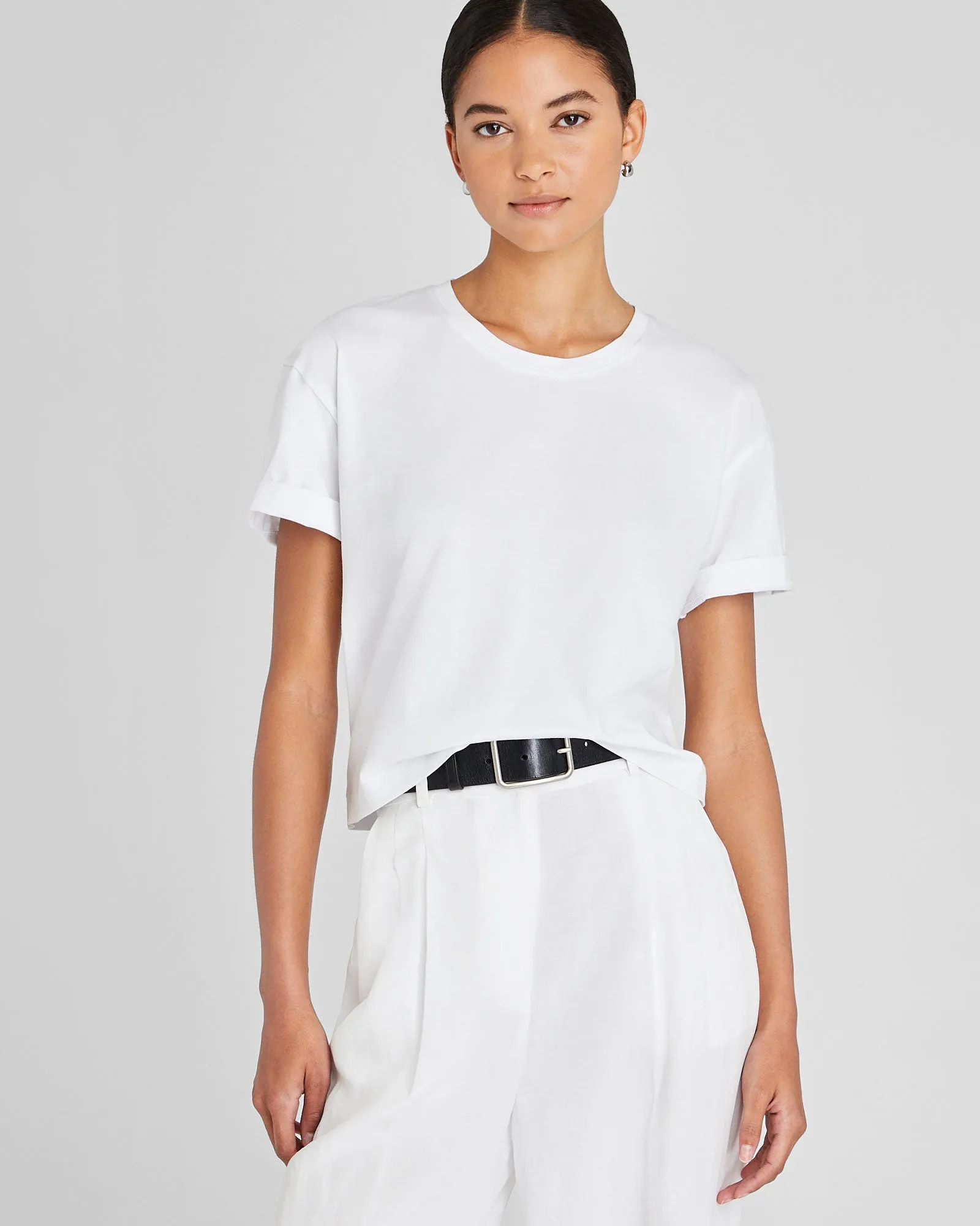 Boxy Pima Tee sold by Club Monaco