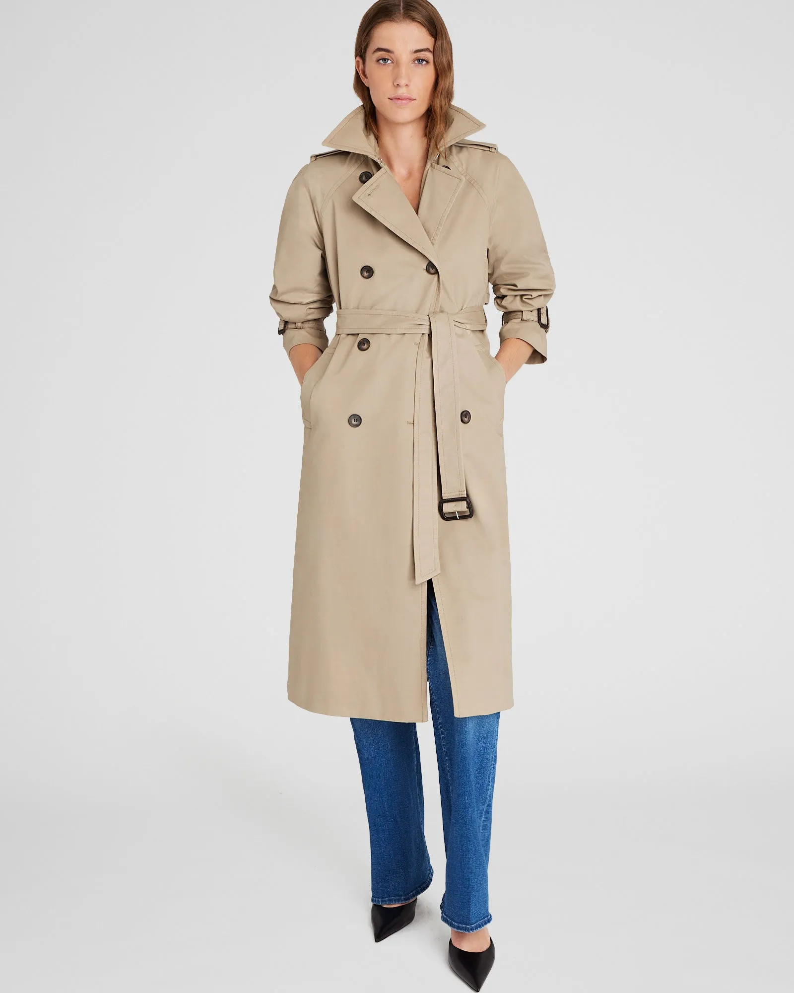 Twill Trench sold by Club Monaco product image thumbnail 4
