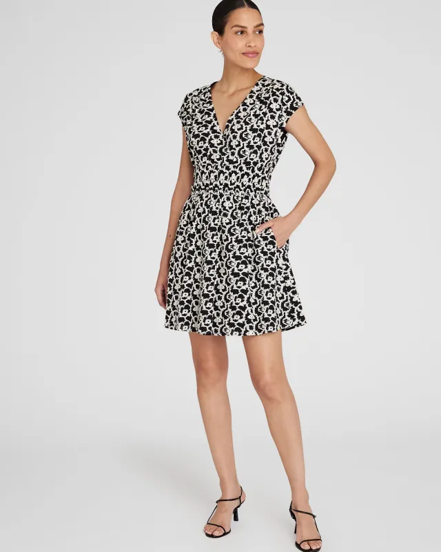 Smocked Waist Mini Dress sold by Club Monaco