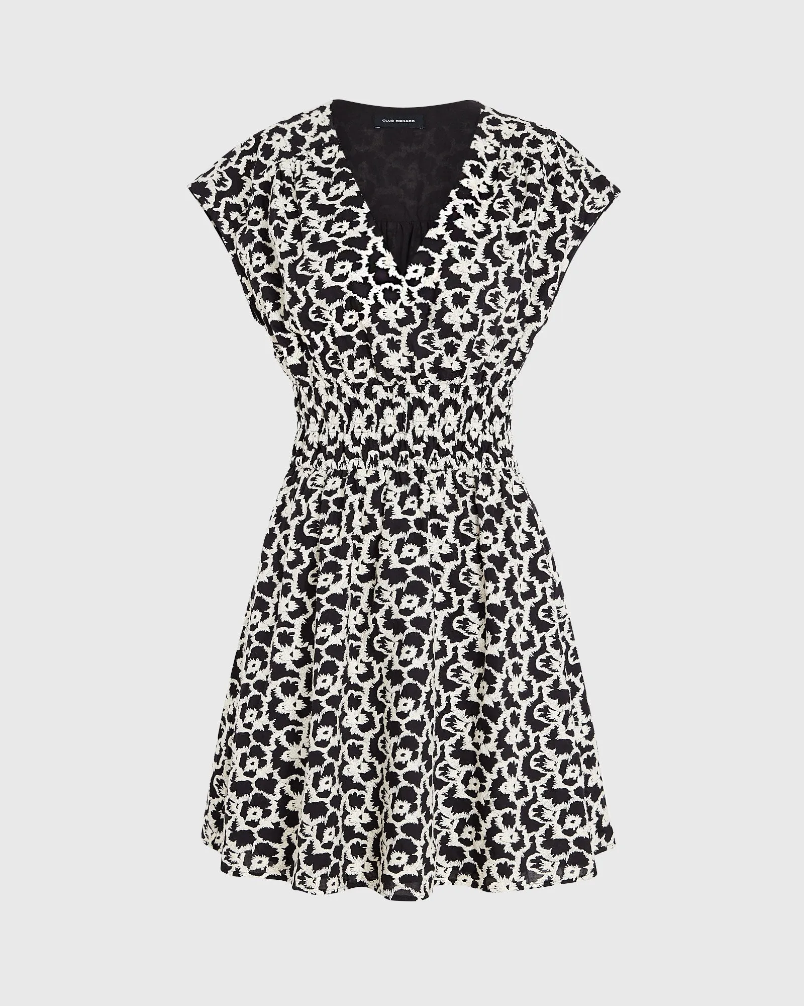 Smocked Waist Mini Dress sold by Club Monaco product image thumbnail 5