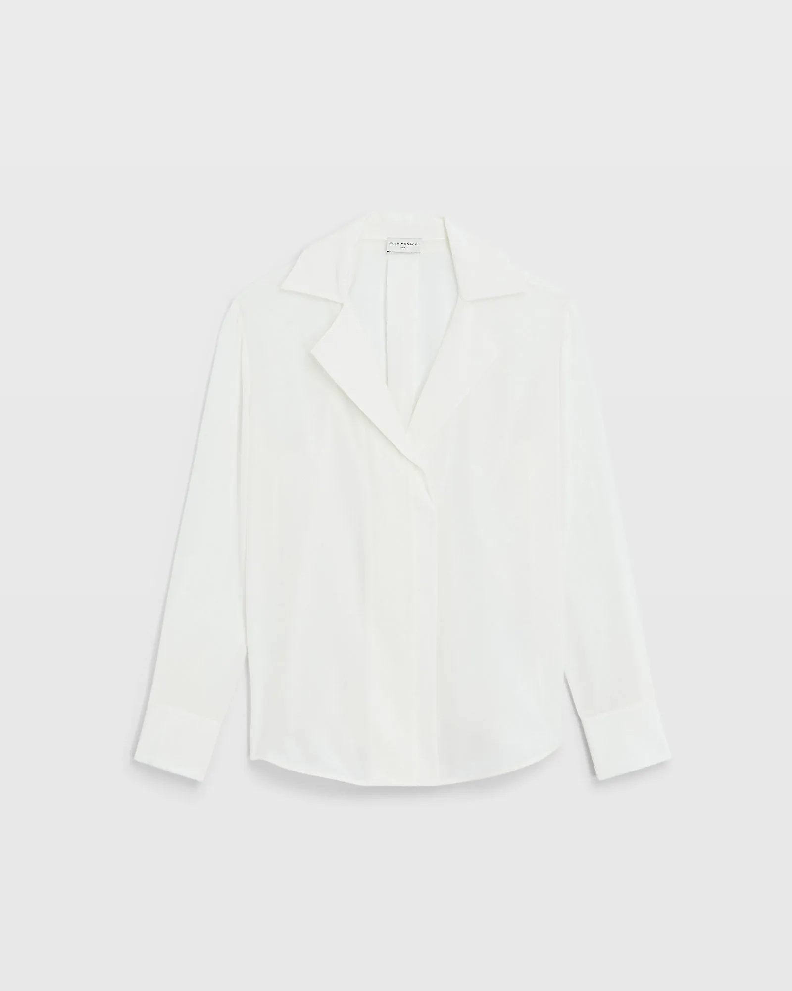 Silk Open-Neck Blouse sold by Club Monaco product image thumbnail 5