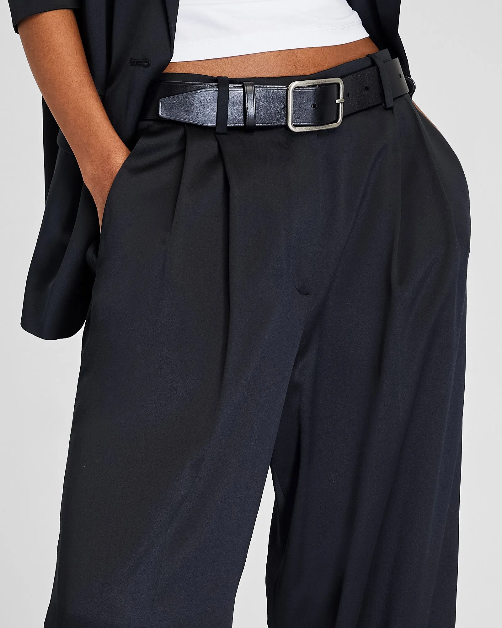 Silk Charmeuse Pleated Pant sold by Club Monaco product image thumbnail 4