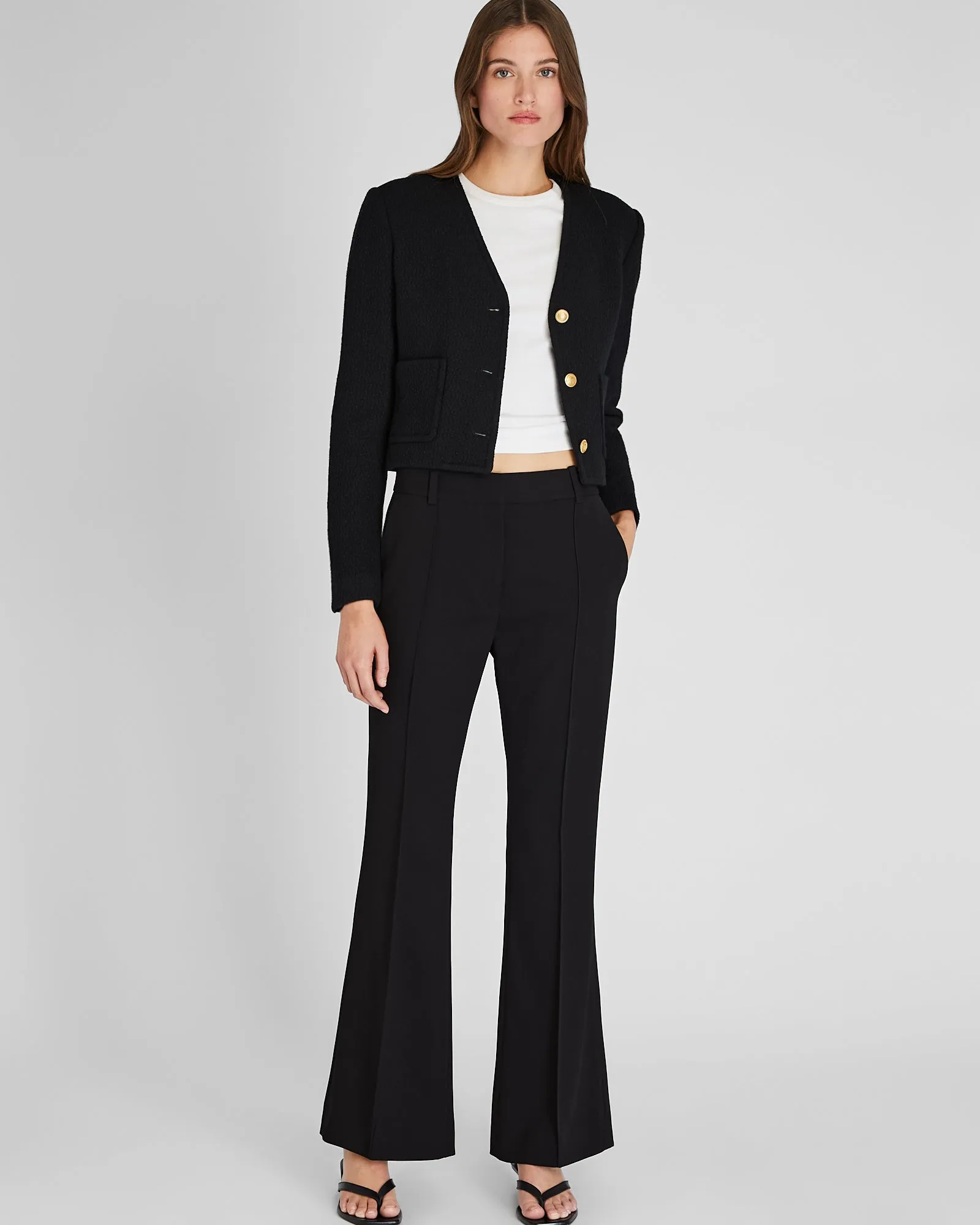 High Rise Flare Trouser sold by Club Monaco