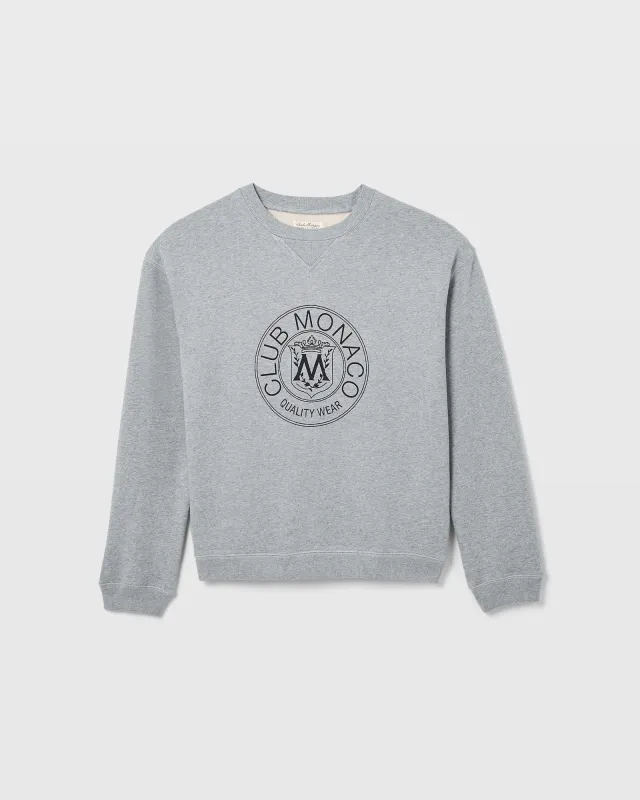 Crest Crew Sweatshirt sold by Club Monaco