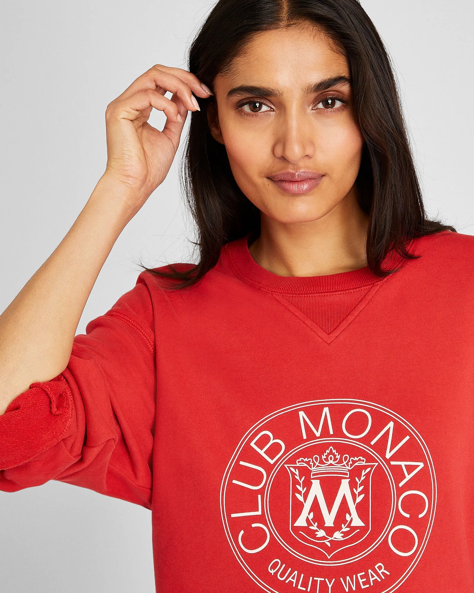 Crest Sweatshirt sold by Club Monaco product image thumbnail 2