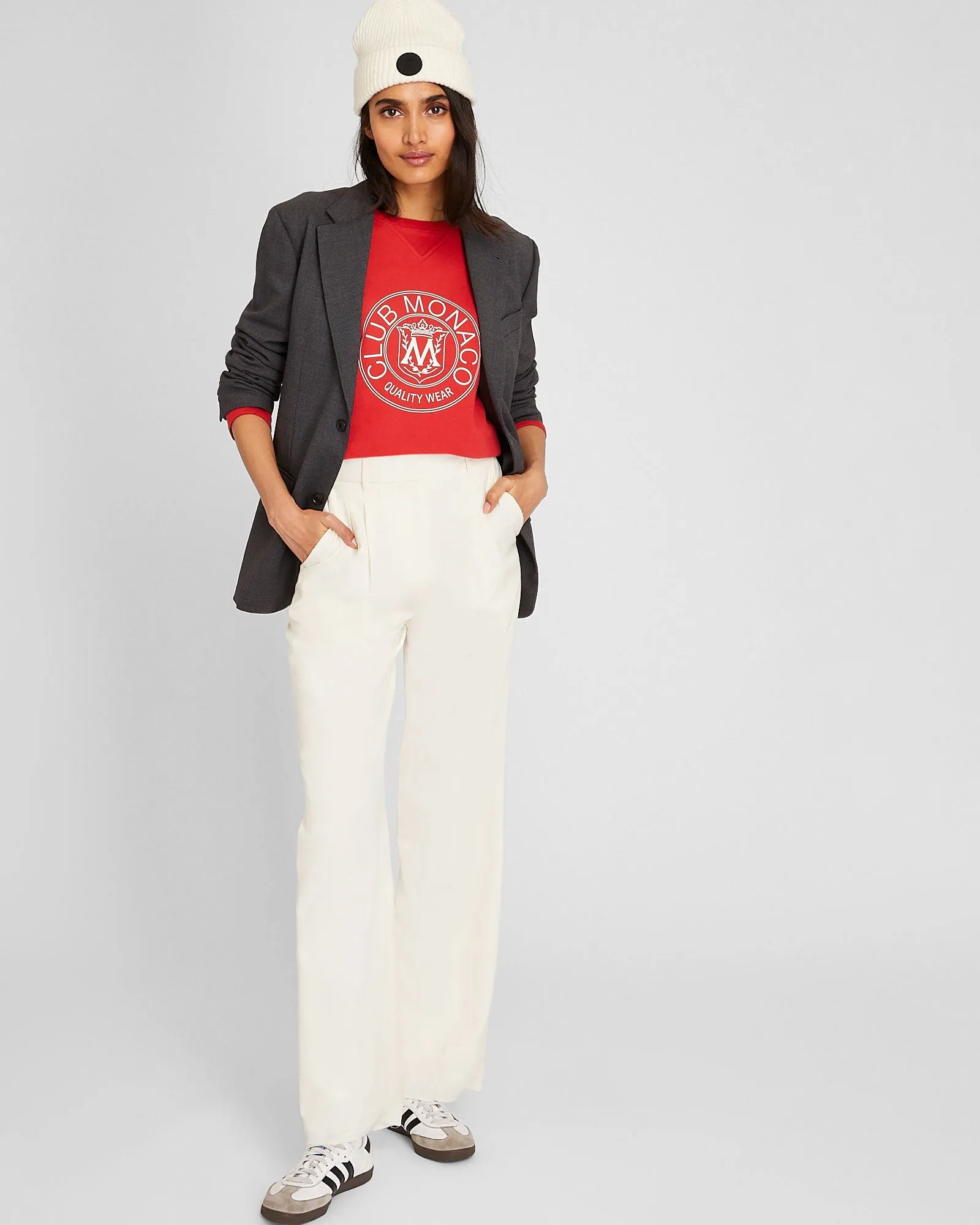 Crest Sweatshirt sold by Club Monaco product image thumbnail 5