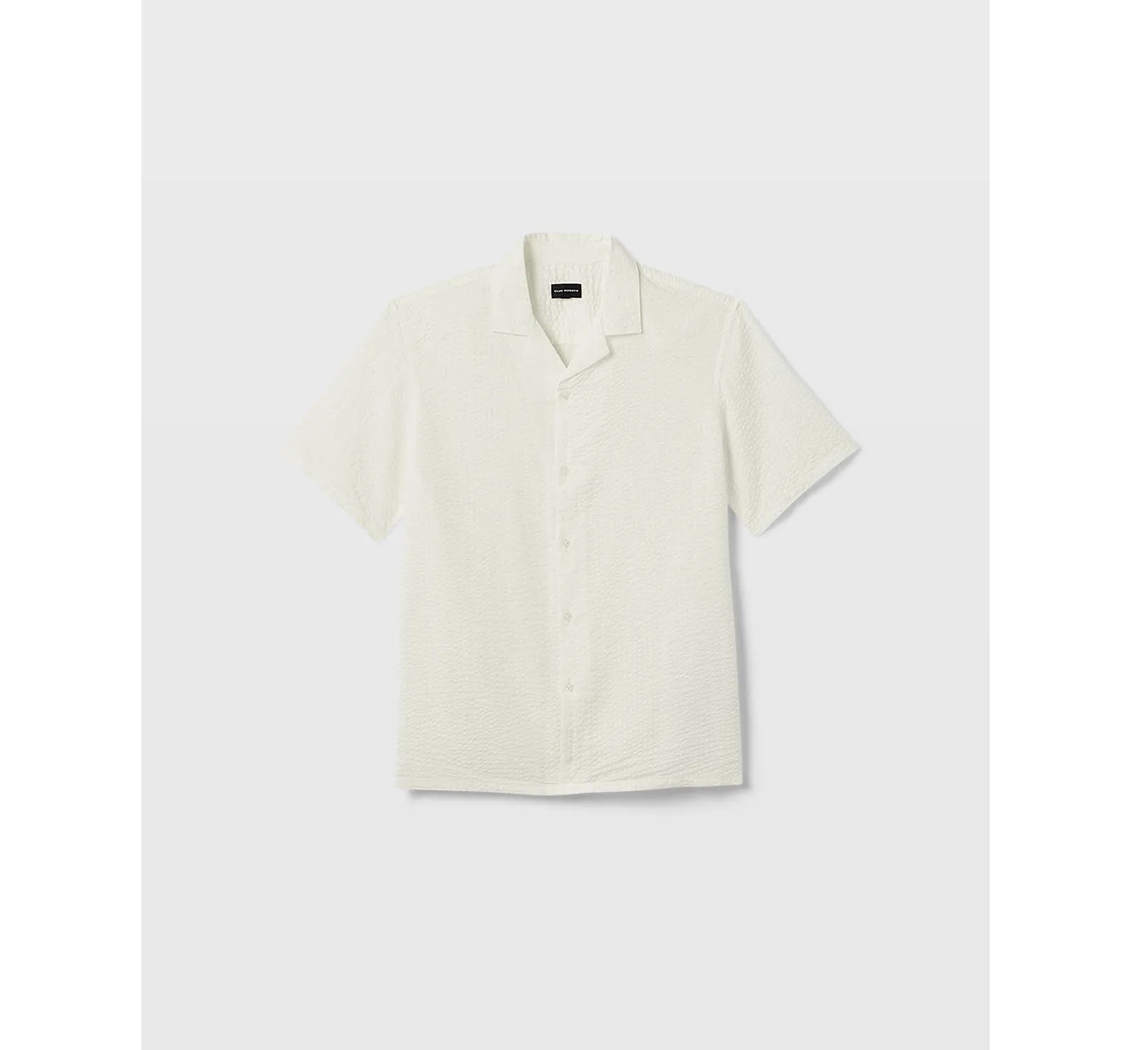 Short Sleeve Camp Collar Seersucker Shirt sold by Club Monaco product image thumbnail 5