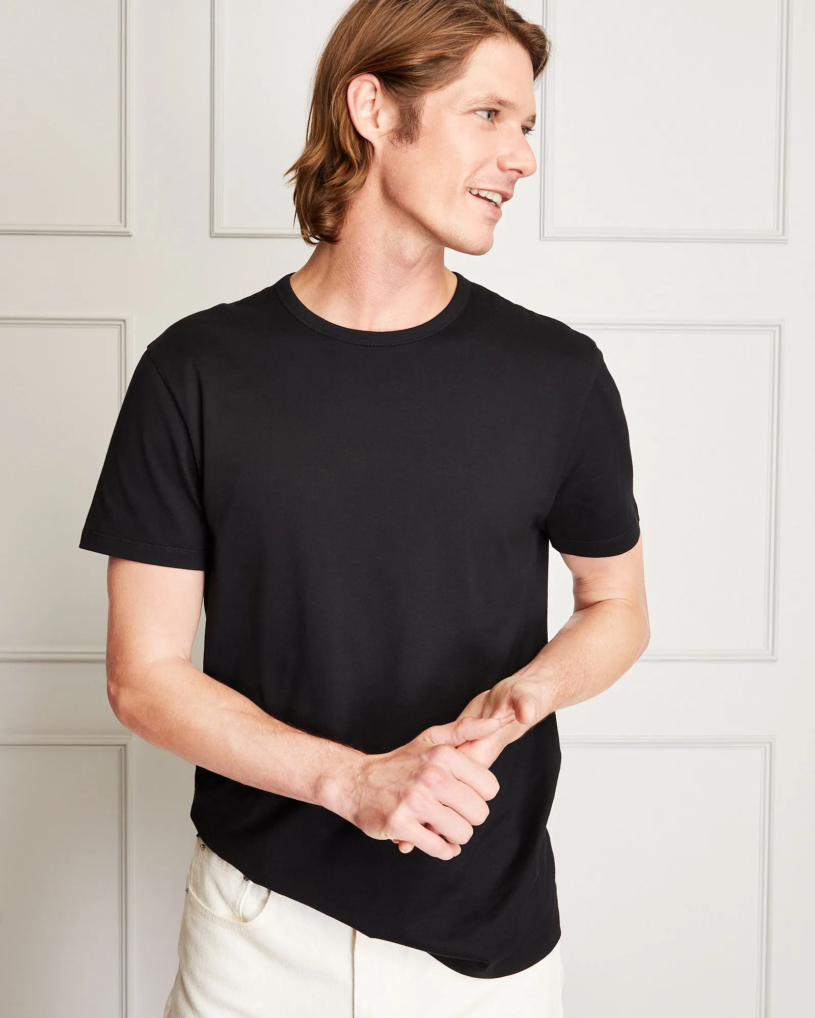 Japanese Cotton Short Sleeve Tee sold by Club Monaco