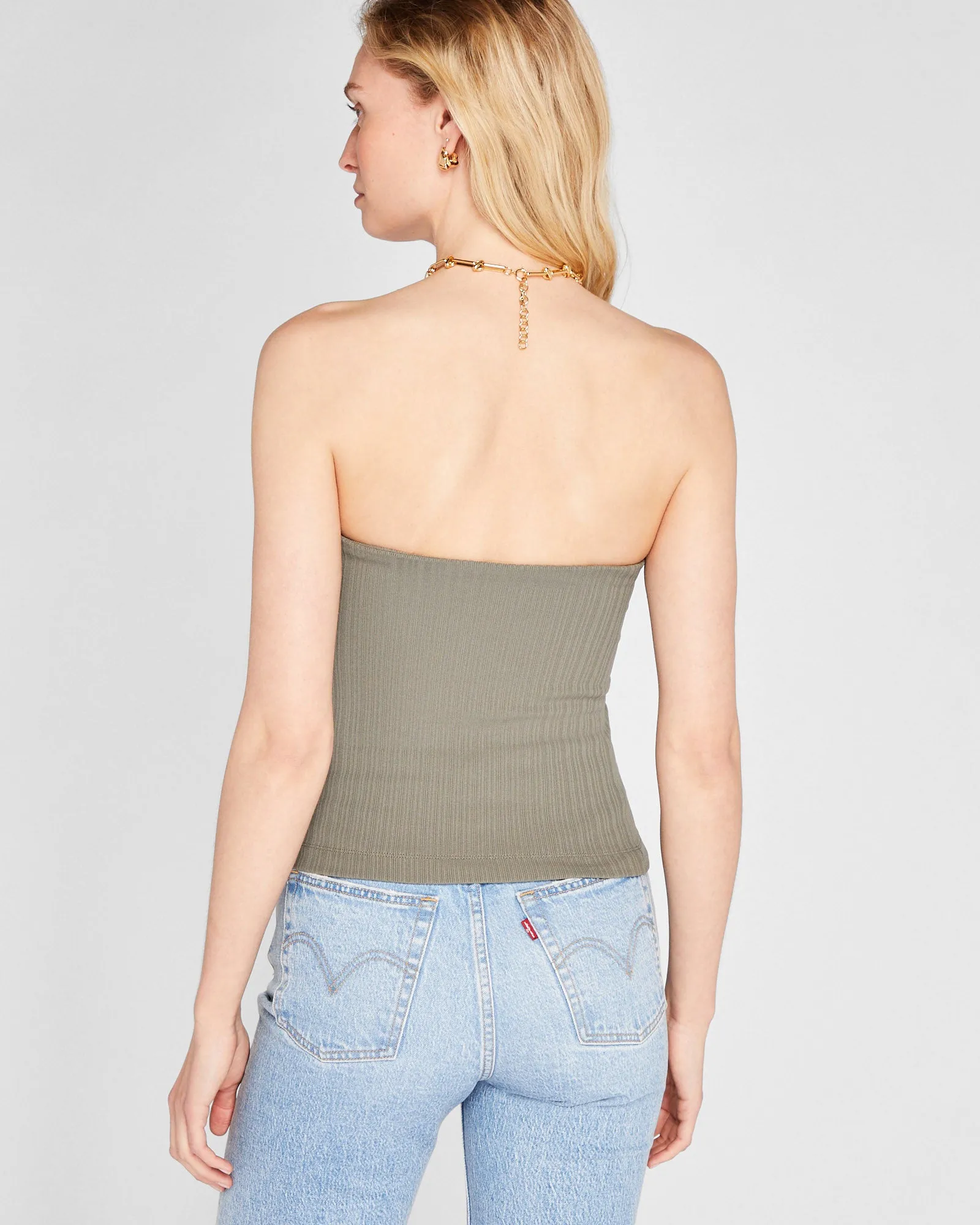 Plissé Bustier Top sold by Club Monaco product image thumbnail 2