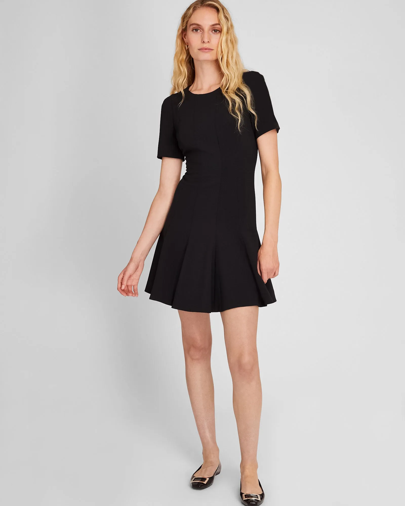 Short Fit & Flare Dress sold by Club Monaco