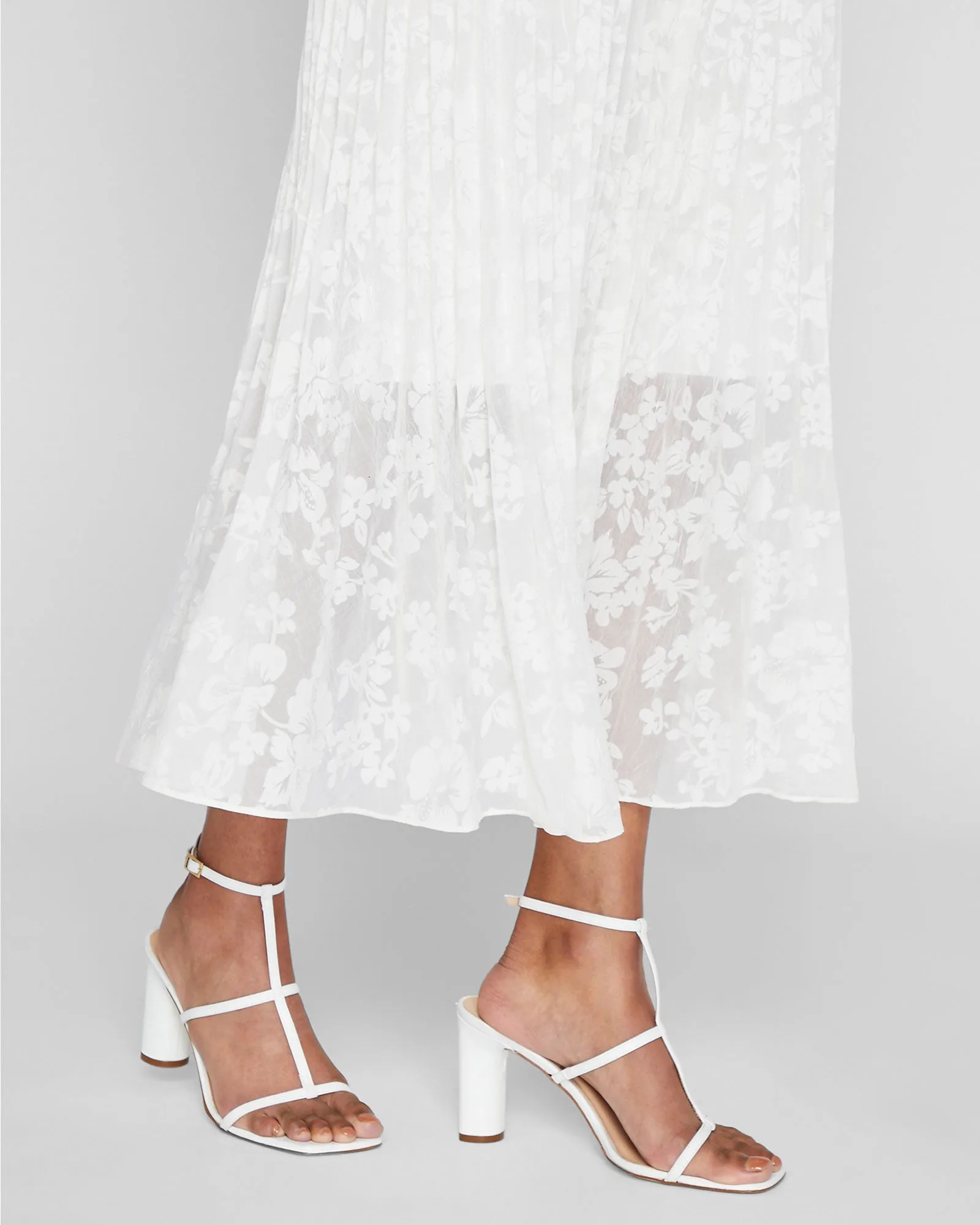 Crinkle Pleat Midi Dress sold by Club Monaco product image thumbnail 3