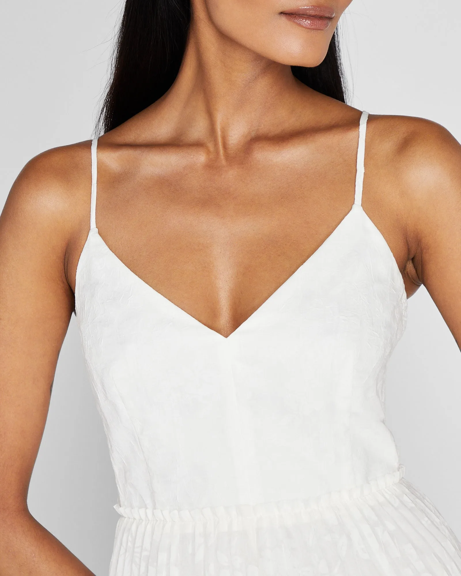 Crinkle Pleat Midi Dress sold by Club Monaco product image thumbnail 4