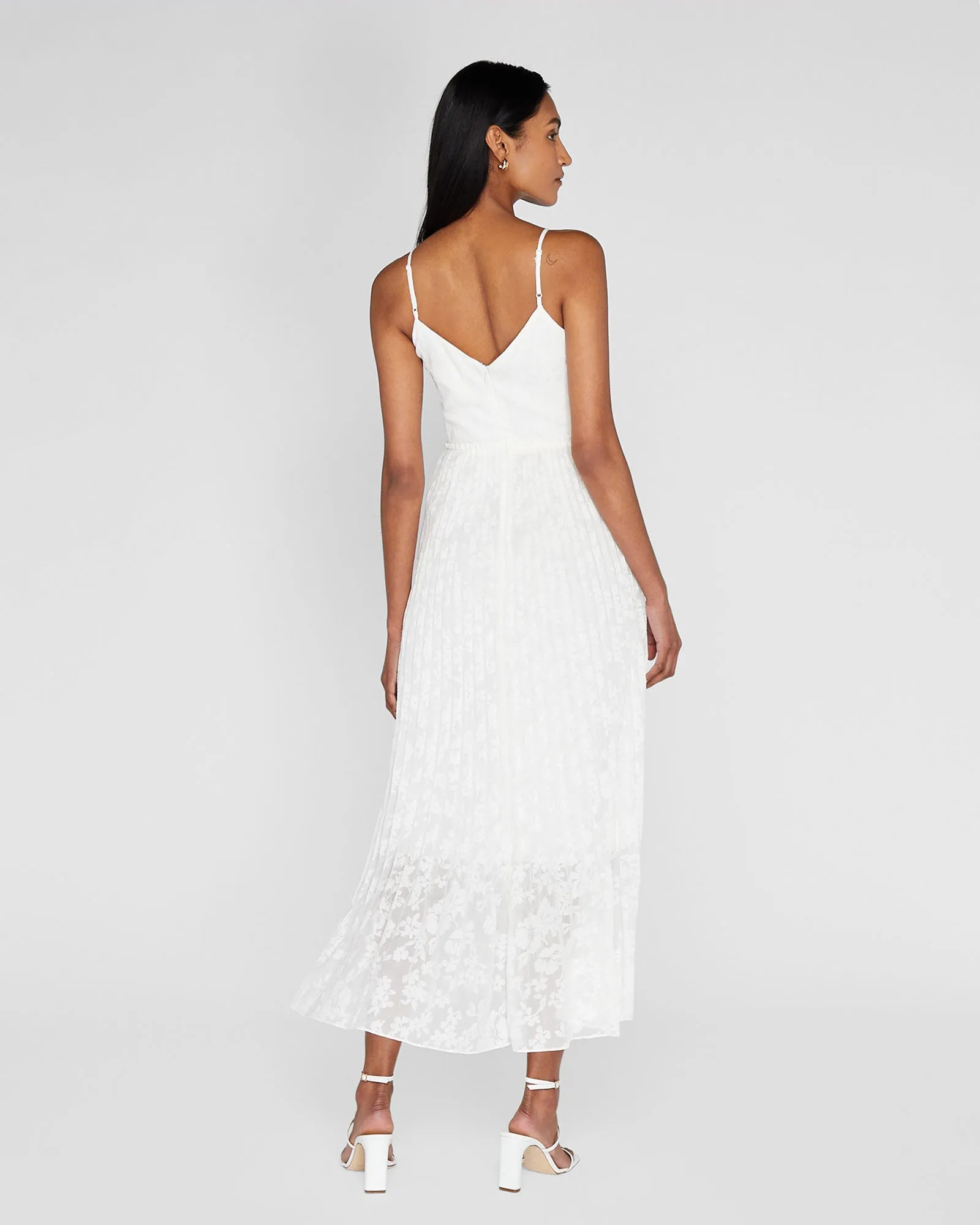 Crinkle Pleat Midi Dress sold by Club Monaco product image thumbnail 2