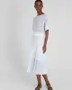 Novelty Pointelle Stripe Skirt sold by Club Monaco