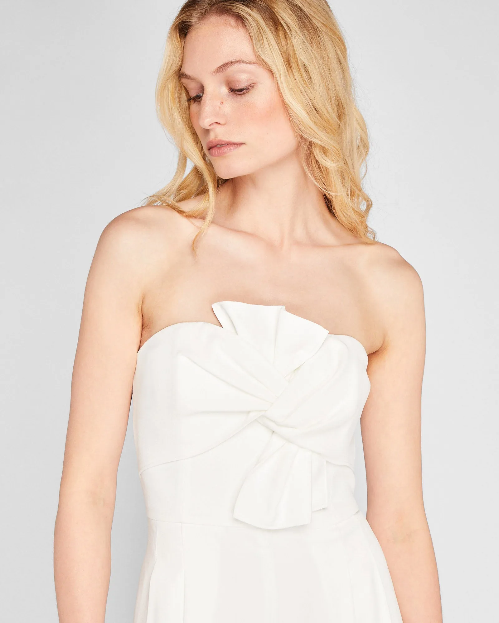 Twist Front Strapless Jumpsuit sold by Club Monaco product image thumbnail 3