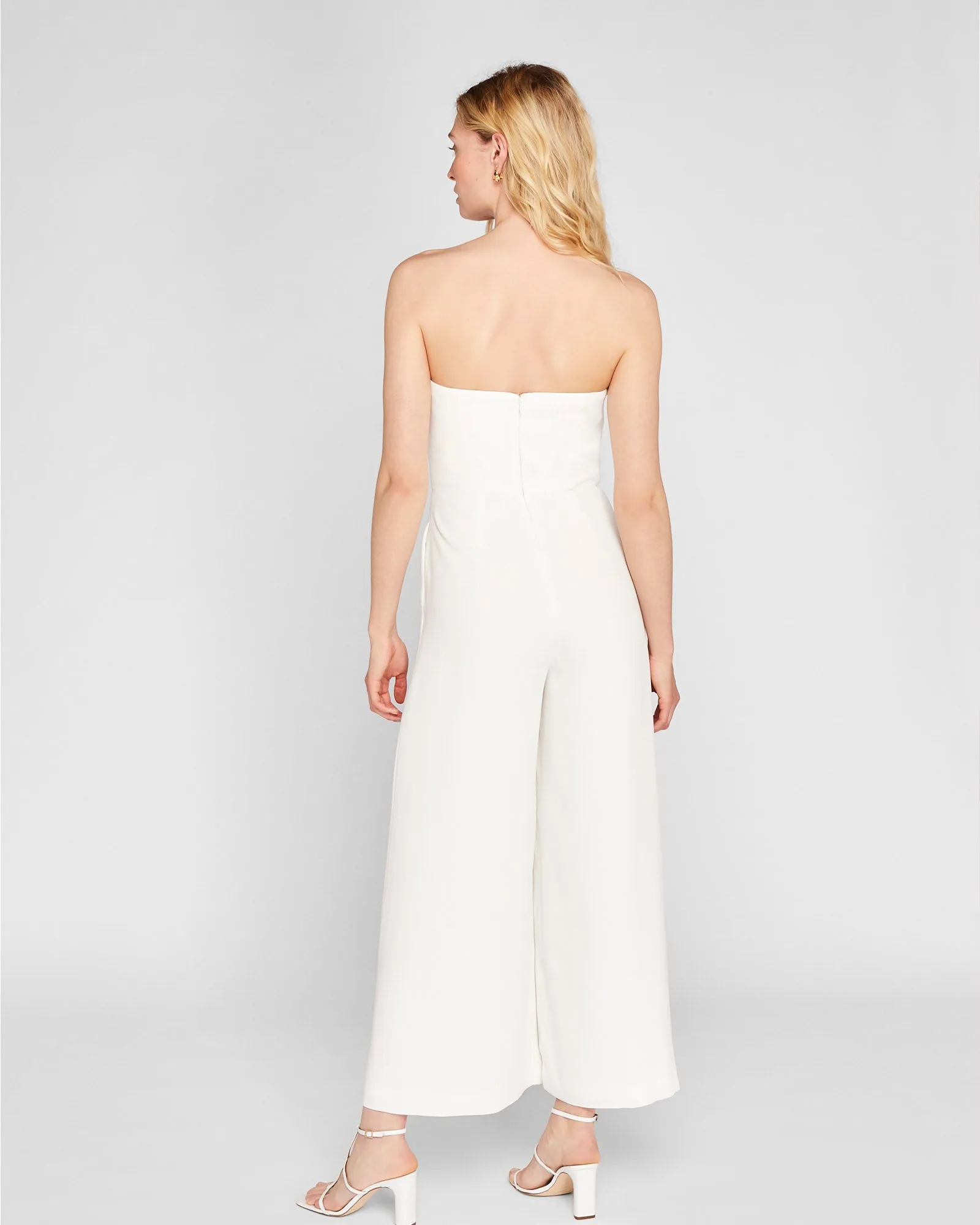 Twist Front Strapless Jumpsuit sold by Club Monaco product image thumbnail 2